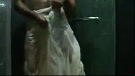 Bathing and masturbating